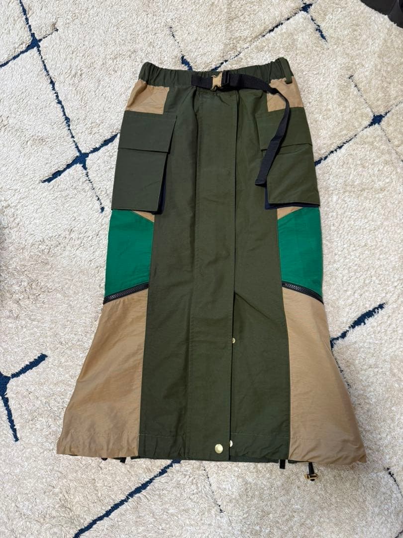 sacai ハイブリッドカーゴスカート