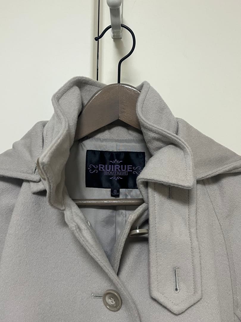 【美品】RUIRUE BOUTIQUE ビッグシルエットコンフォタブルコート