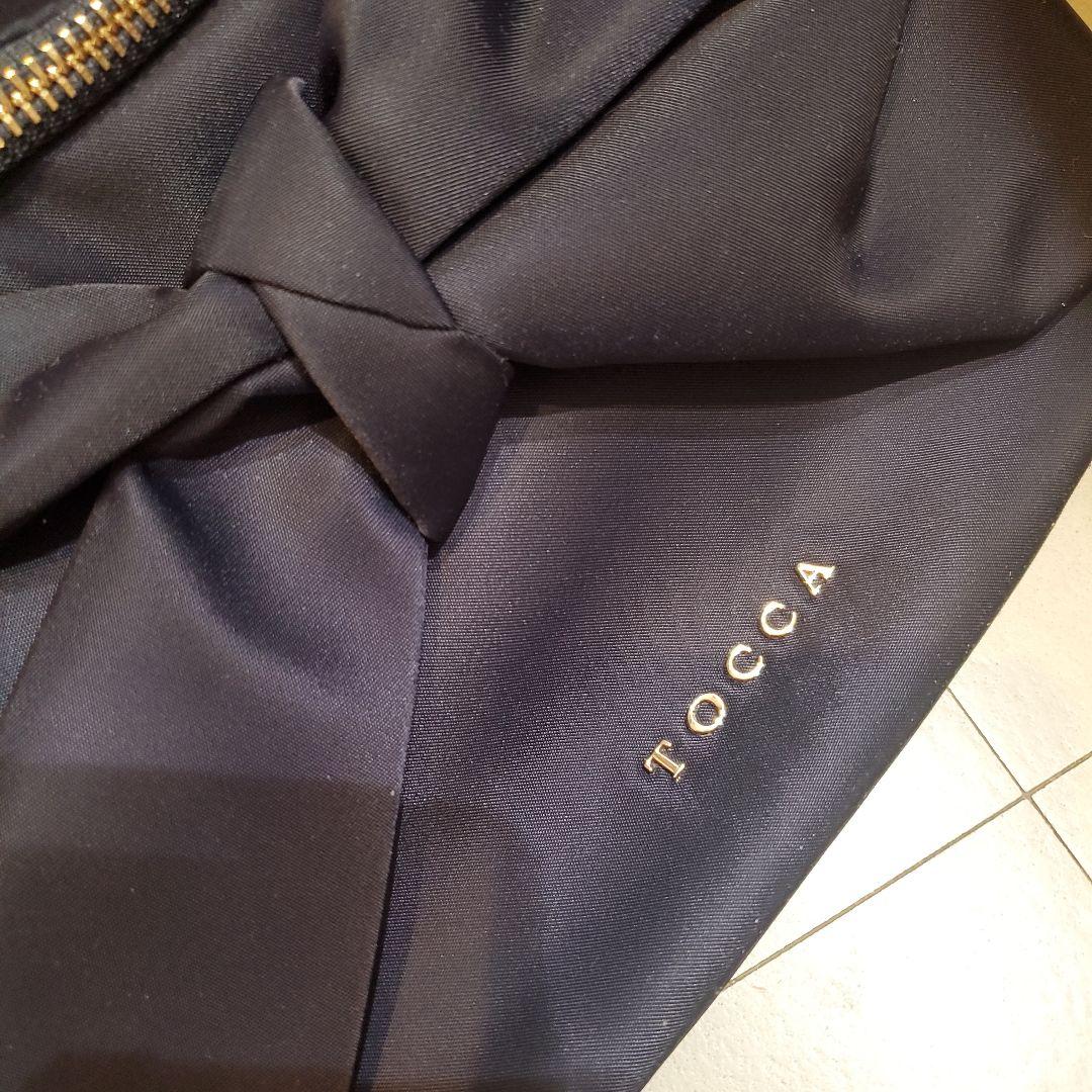 本日まで☆美品☆TOCCA ネイビー ボディバッグ