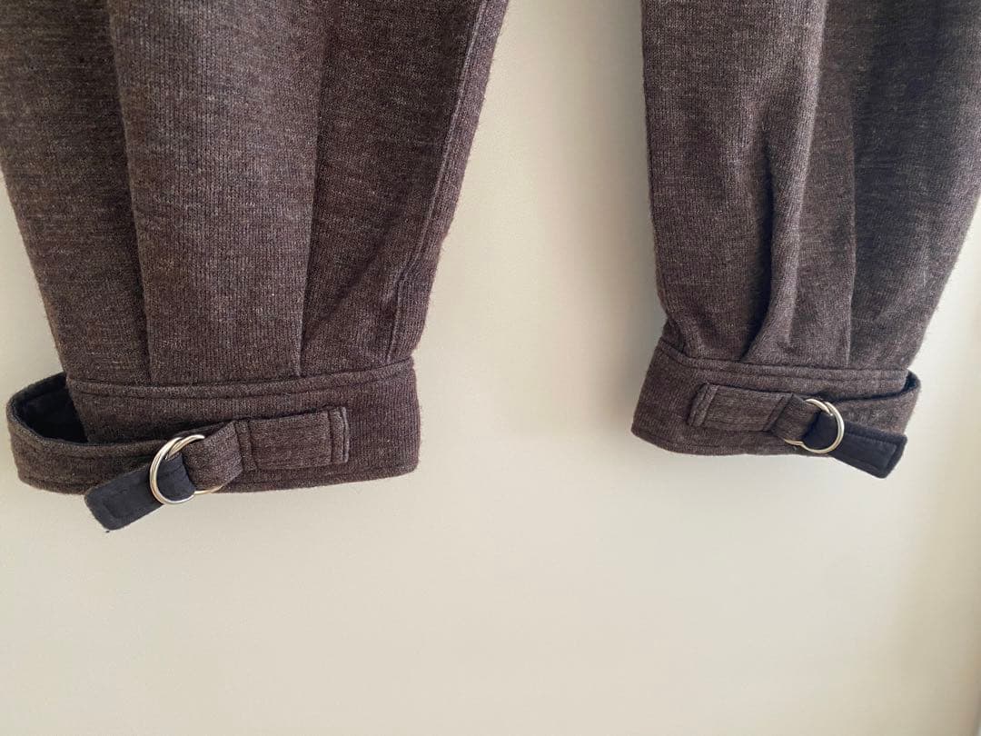 ヴィヴィアン ウエストウッド マン サルエル パンツ ウール ブラウン 44