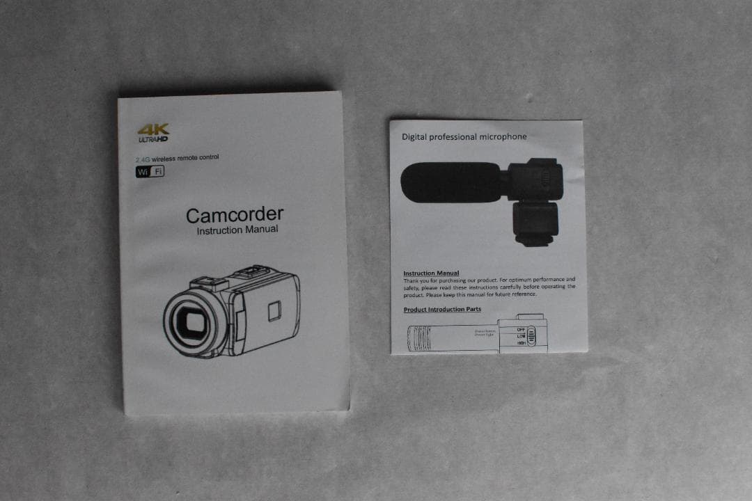 て*ん様 DVC 4Kビデオカメラ 本体 Wi-Fi機能付き