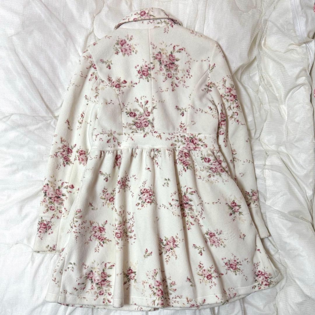 希少✨　LIZLISA コート　花柄　リボン　平成　ギャル　薔薇