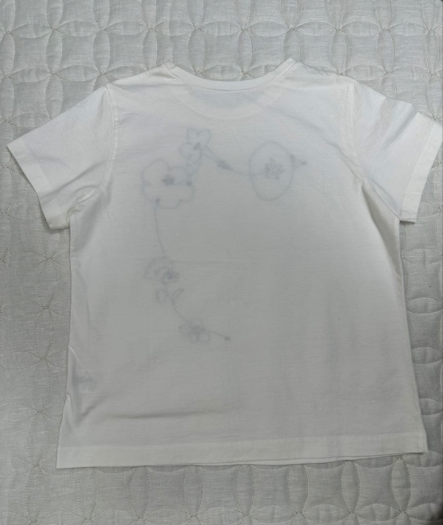パラスパレス 半袖白Tシャツ 刺繍柄 L