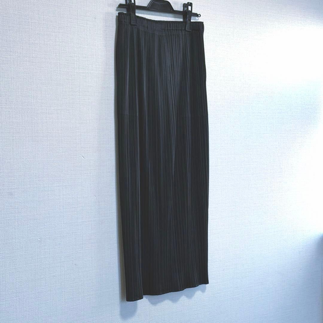【美品】PLEATS PLEASEプリーツプリーズロングスカート黒