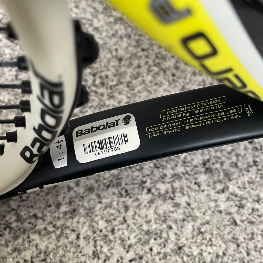 専用 Babolat aero Pro Drive テニスラケット G1 G2