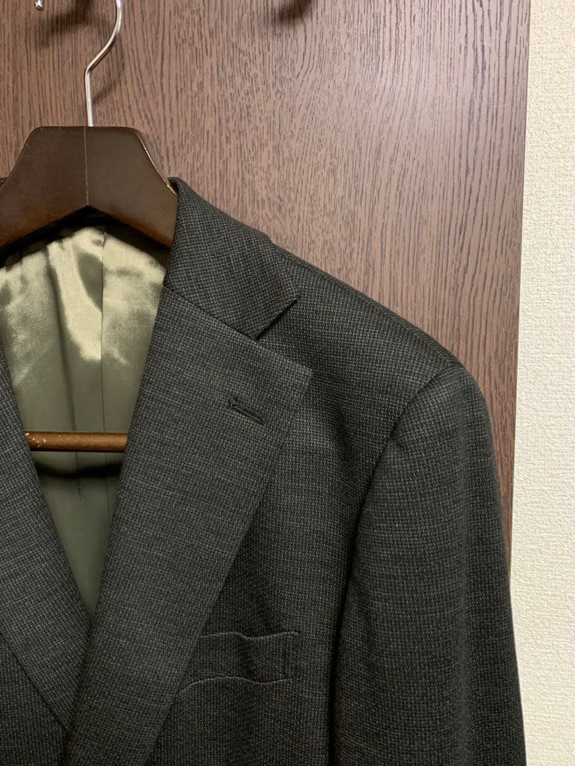 AB5ジャケット新品未使用！イタリアREDA高級服地ジャケット！オリーブ！極小訳
