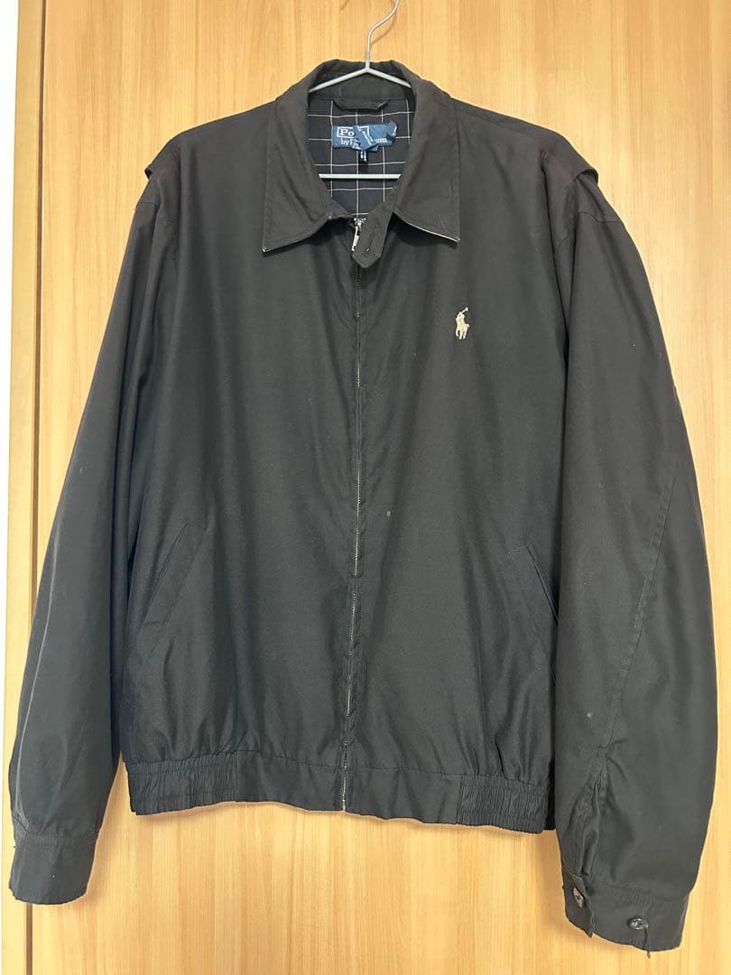 【美品】90s ラルフローレン スウィングトップ ブラック