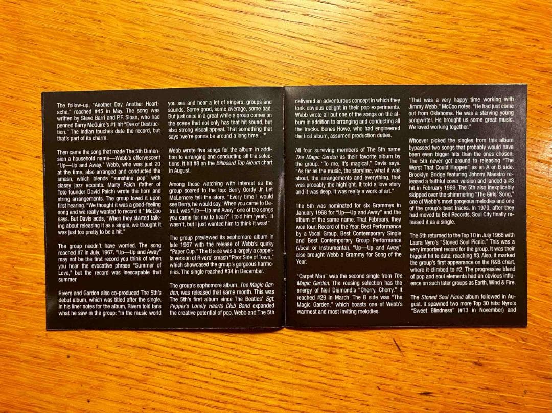 洋楽 5TH DIMENSION THE COMPLETE SINGLES 66-75