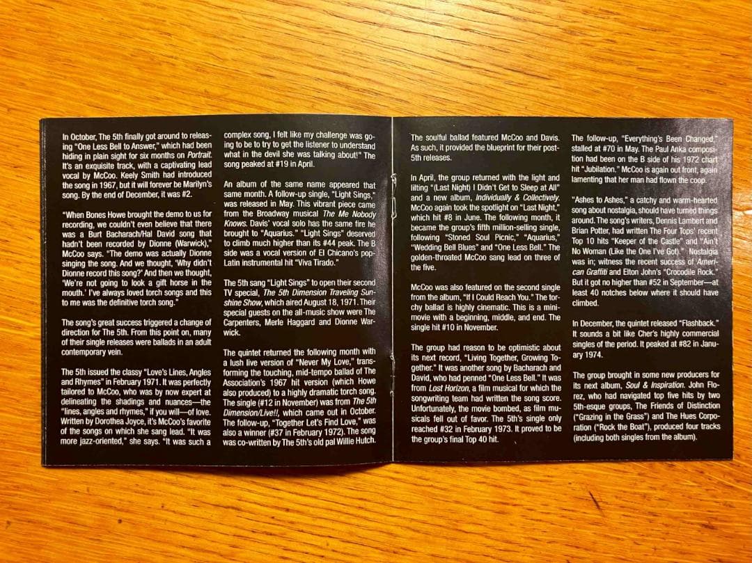 洋楽 5TH DIMENSION THE COMPLETE SINGLES 66-75