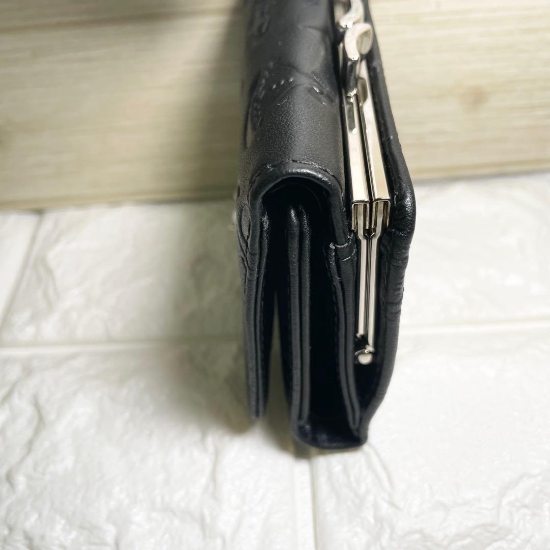 【新品・未使用】 Vivienne Westwood 三つ折り財布　ブラック