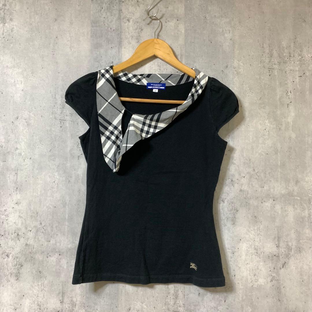 BURBERRY BLUE LABEL バーバリー　半袖カットソー　リボン