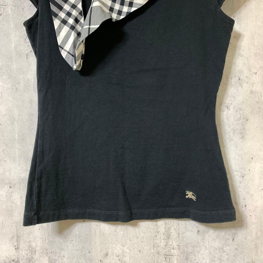 BURBERRY BLUE LABEL バーバリー　半袖カットソー　リボン