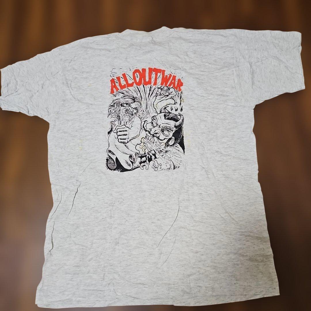 ALL OUT WAR Tシャツ XL 未使用 NYHC 当時もの 激レア