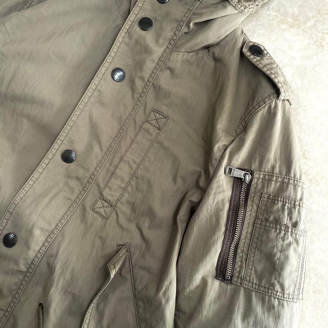 BURBERRY BLACK LABEL 中綿ライナー ミリタリー モッズコート