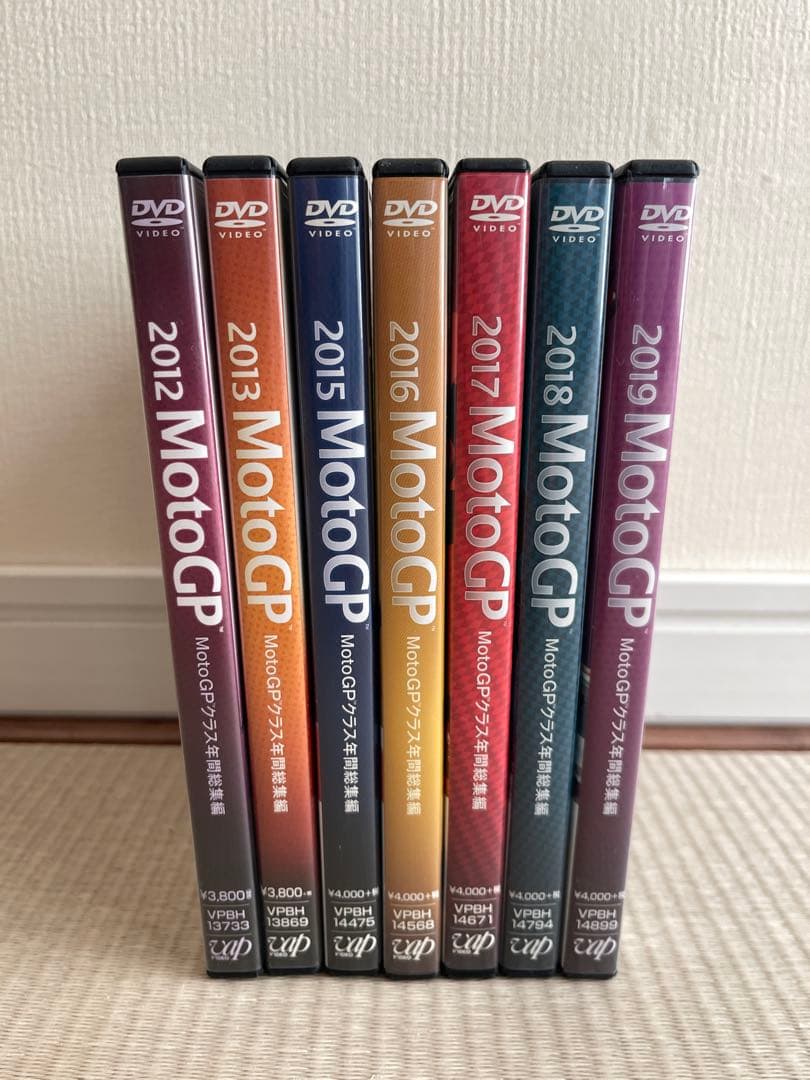 b*e様 2012−2019MotoGP DVD7枚セット