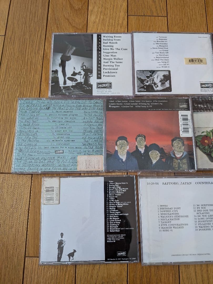 FUGAZI/マイナースレット CD10枚セット