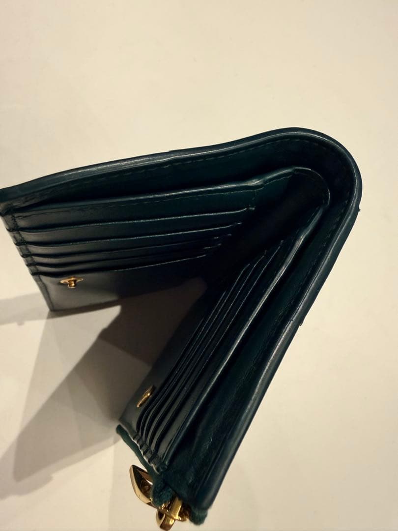 【最終値下】Bottega Veneta ボッテガ ジップウォレット グリーン