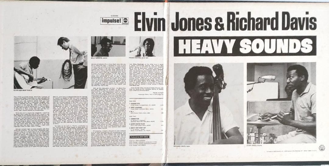 洋楽 HEAVY SOUNDS ELVIN JONES AND RICHARD DAV