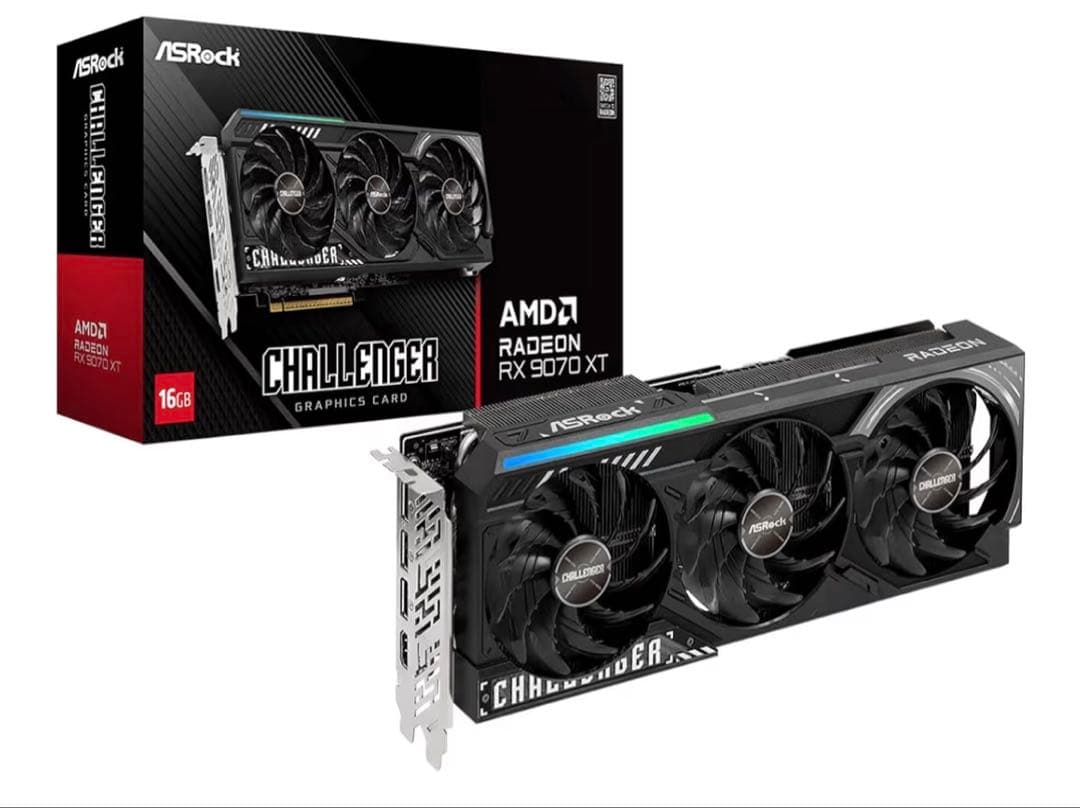 ASRock Radeon RX 9070 XT challenger本体のみ