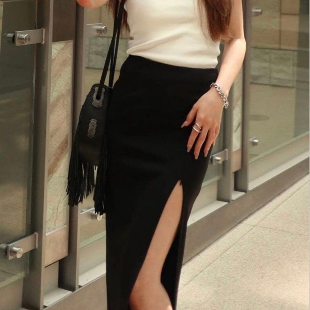 【新品タグ付】VELLA FRED SLIT MAXI SKIRT