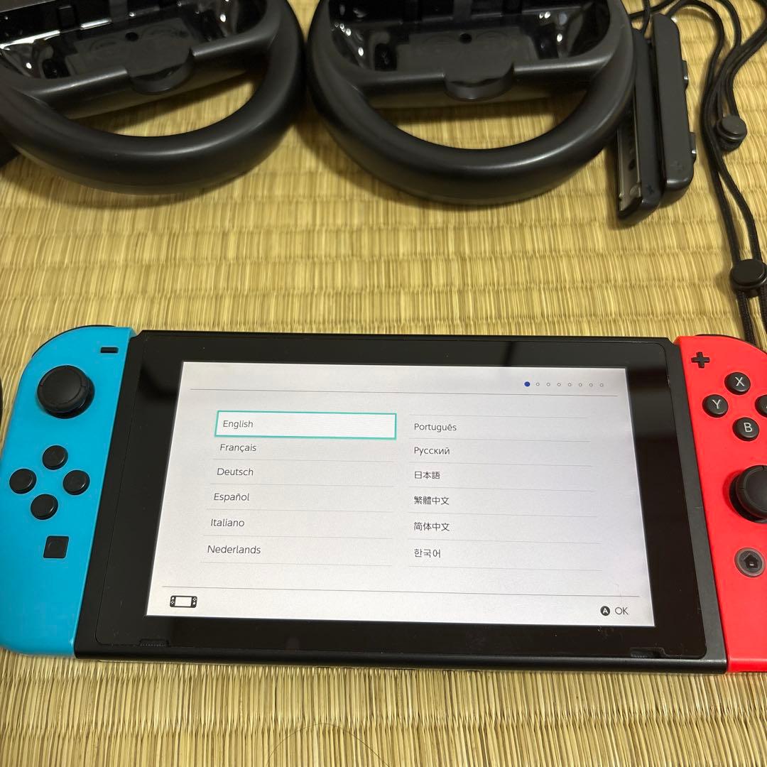 Nintendo Switch ネオンブルー/ネオンレッド 本体、マリオカート8