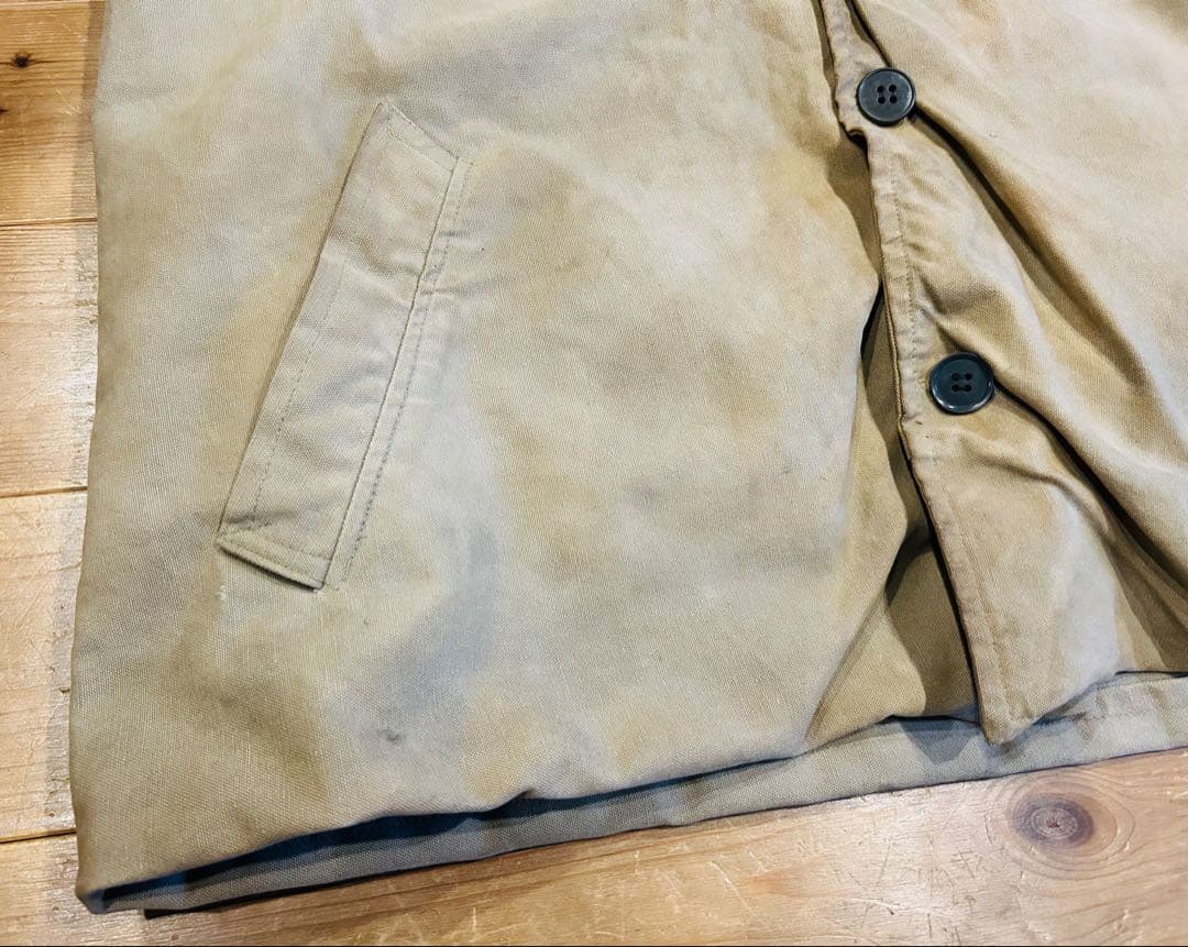 ベスト 古着 60s ヴィンテージ 軍物 ミリタリー 羊 ファー ジレ 希少