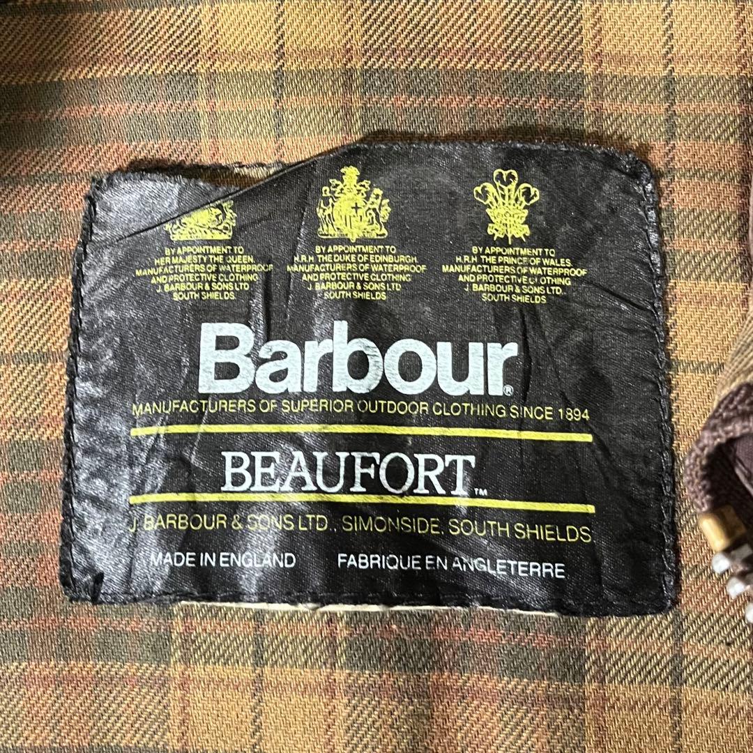 Barbour 90s BEAUFORT ブラウン オイルドENGLAND
