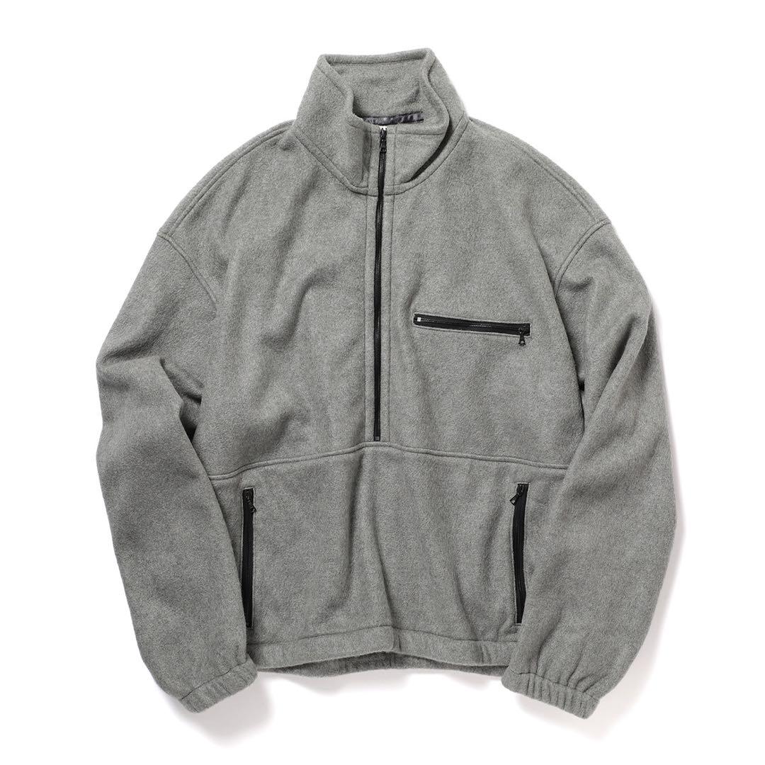 た*様 AURALEE PURE SILK FLEECE HALF ZIP P/