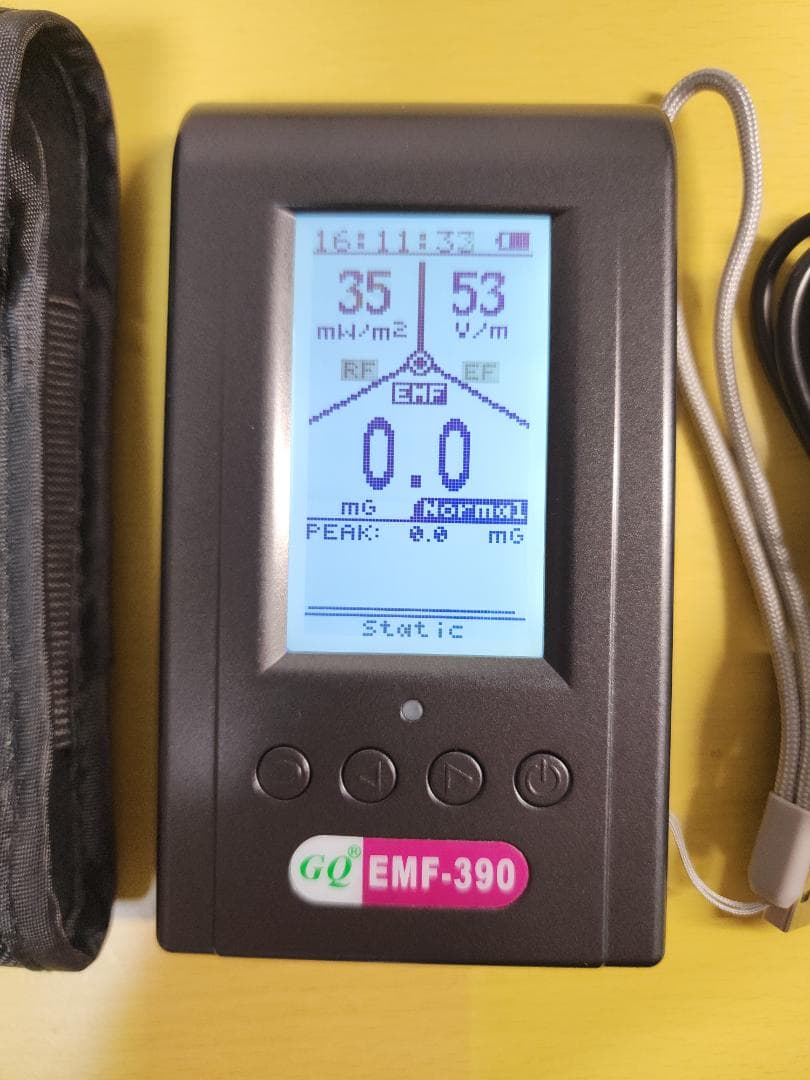 電磁波測定器　GQ EMF-390